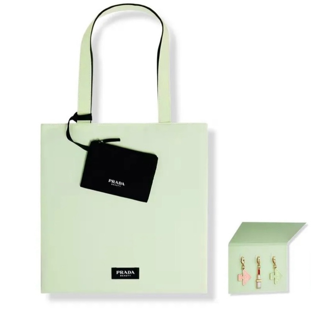 Prada Beauty Tote With Accessories